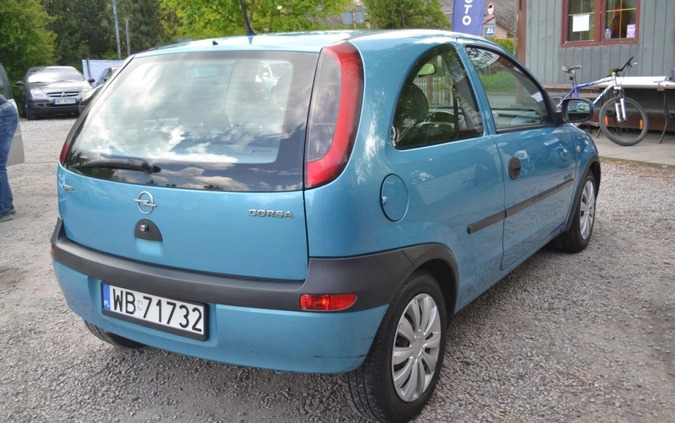 Opel Corsa cena 3200 przebieg: 188135, rok produkcji 2001 z Warszawa małe 22